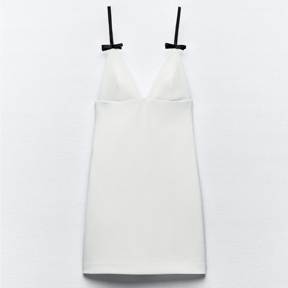 Zara Short Dress With Bows